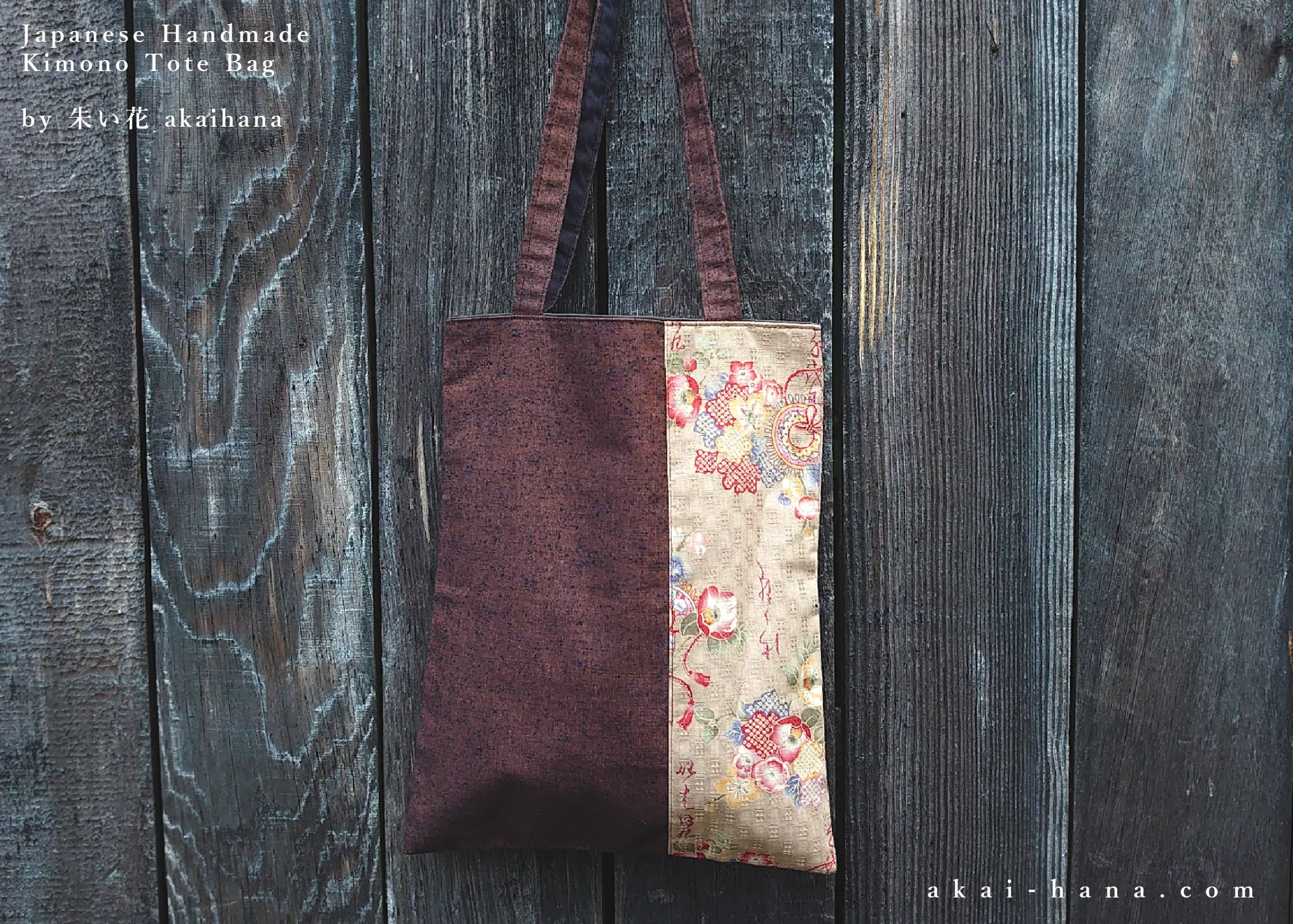 :: Clearance :: Kimono Floral Tote ⦿tbml1006