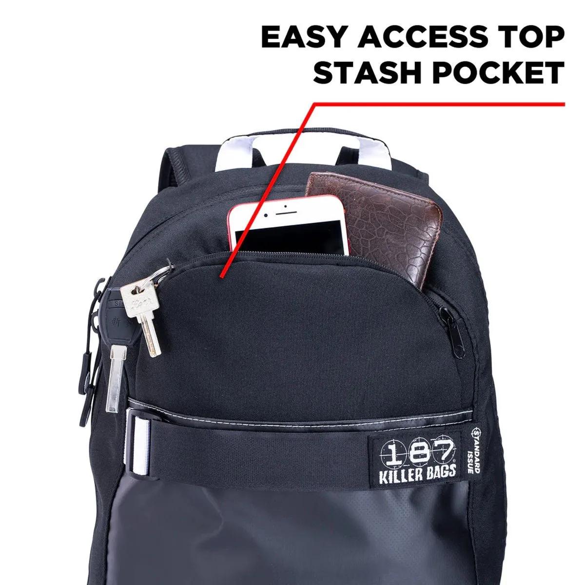 187 - Standard Issue Backpack Black