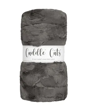 2 Yard Cuddle Cuts Hide - Charcoal