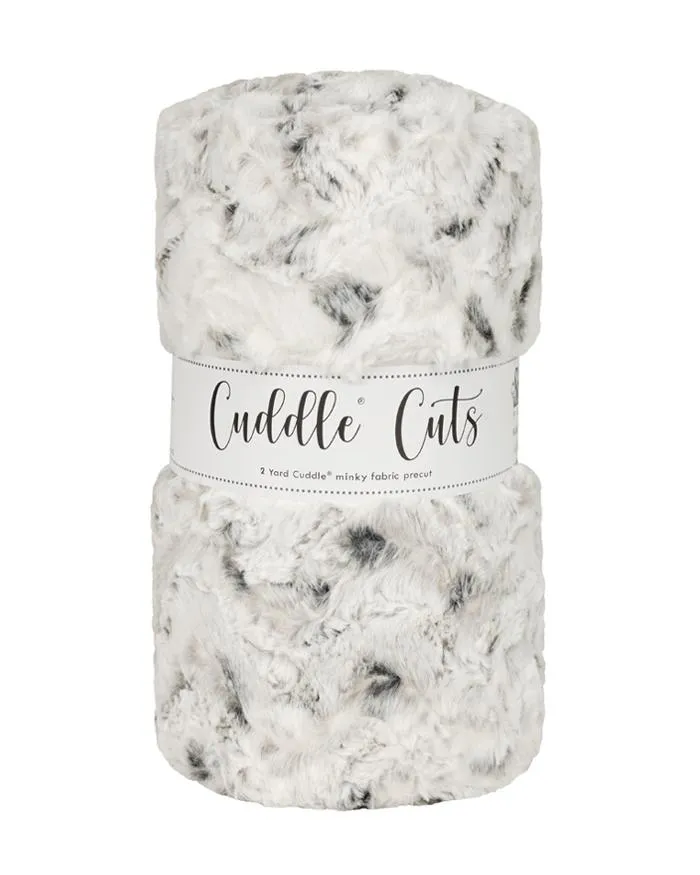 2 Yard Cuddle Cuts Snowy Owl - Alloy