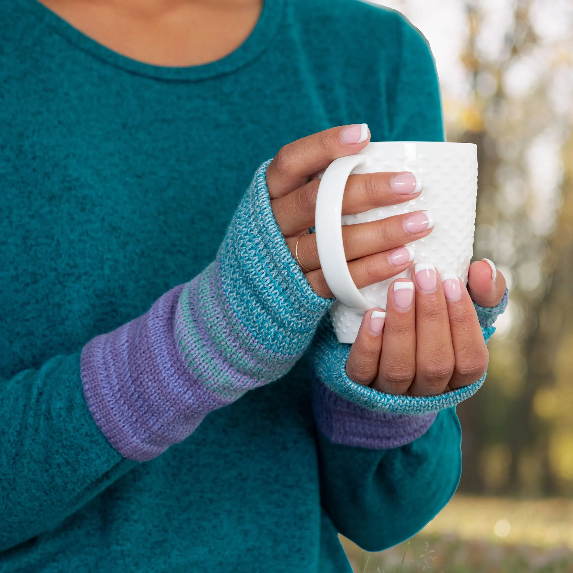 Alpaca Fingerless Mittens | Handmade, Fair Trade, 100% Alpaca Fiber