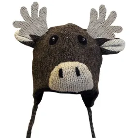 Animal Head Tuques / Hats for Men and Women. 100% Wool with fleece Lining. Handmade in Nepal