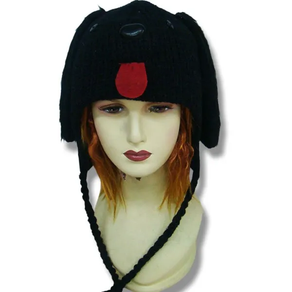 Animal Head Tuques / Hats for Men and Women. 100% Wool with fleece Lining. Handmade in Nepal