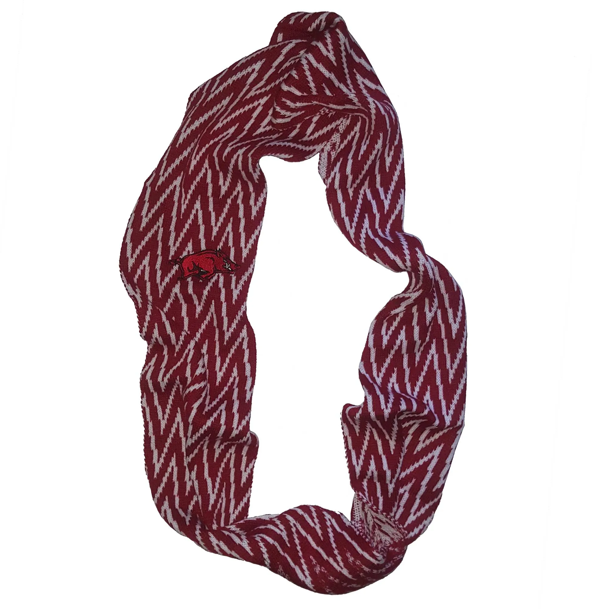 Arkansas Razorbacks Chevron Infinity Scarf