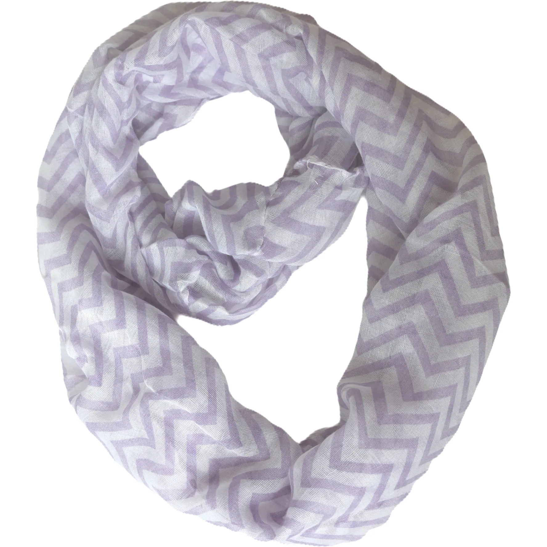 Black Chevron Infinity Scarf