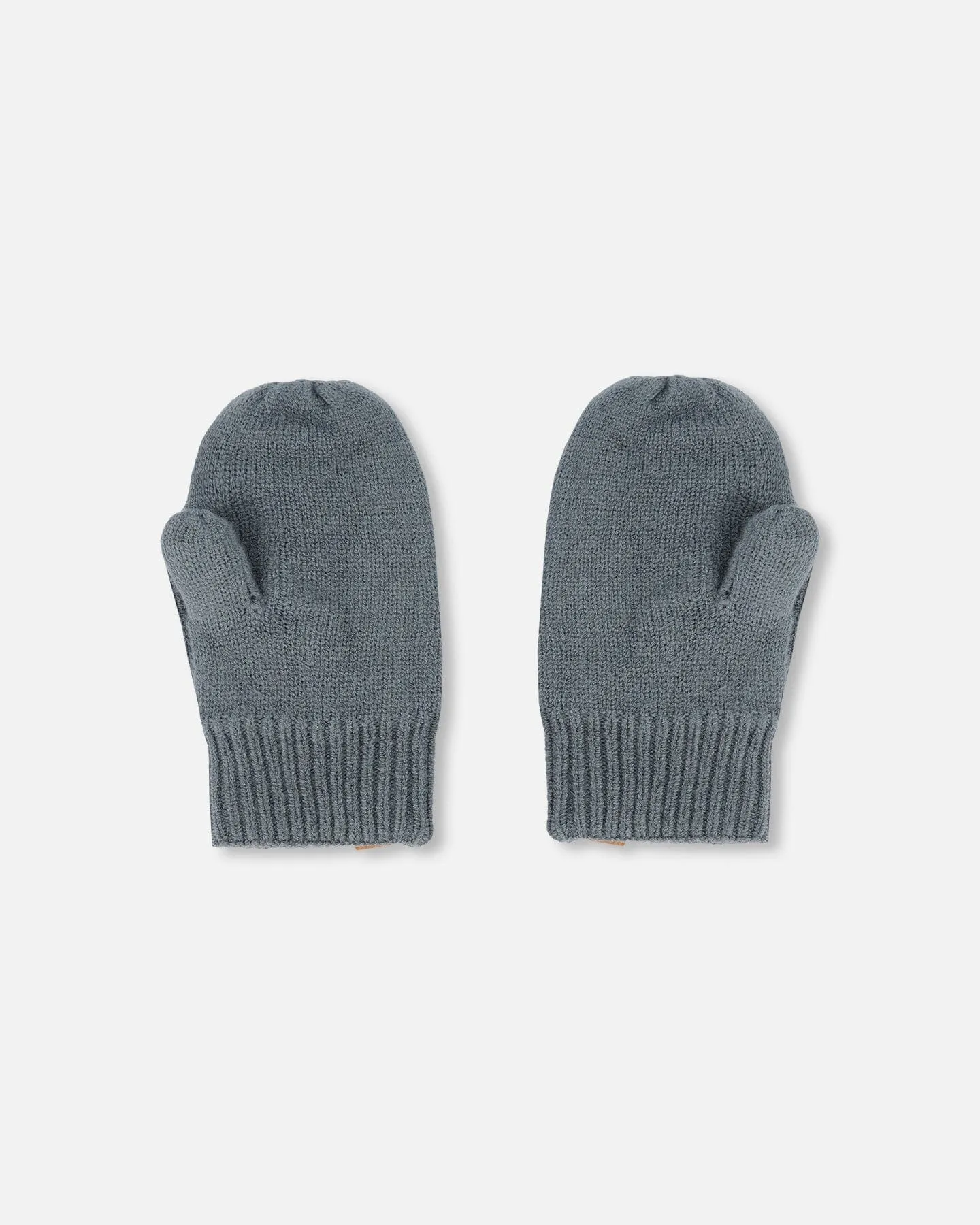 Boys Knitted Mittens Hunter Green