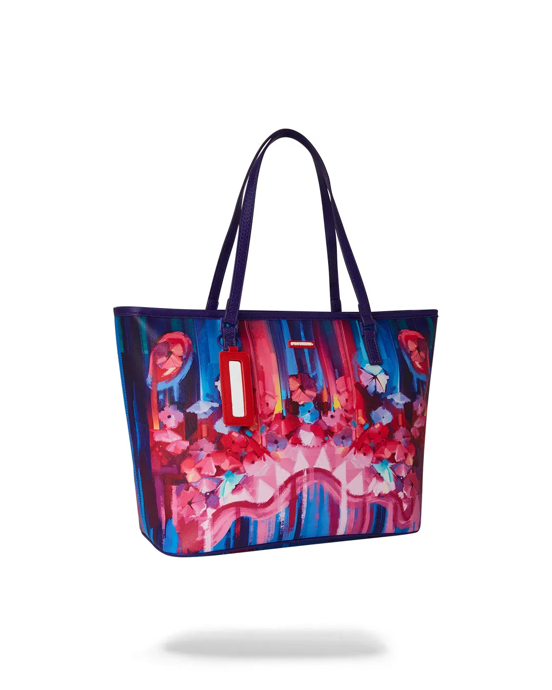 Brushed Neon Flowers Classic Tote