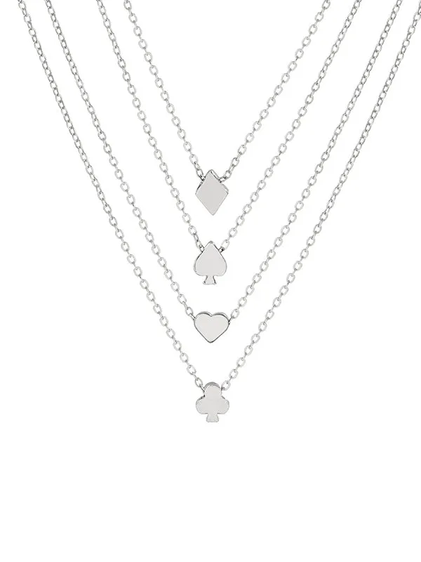 Chains Geometric Layered Necklaces Accessories