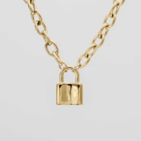 Chunky Lock Necklace