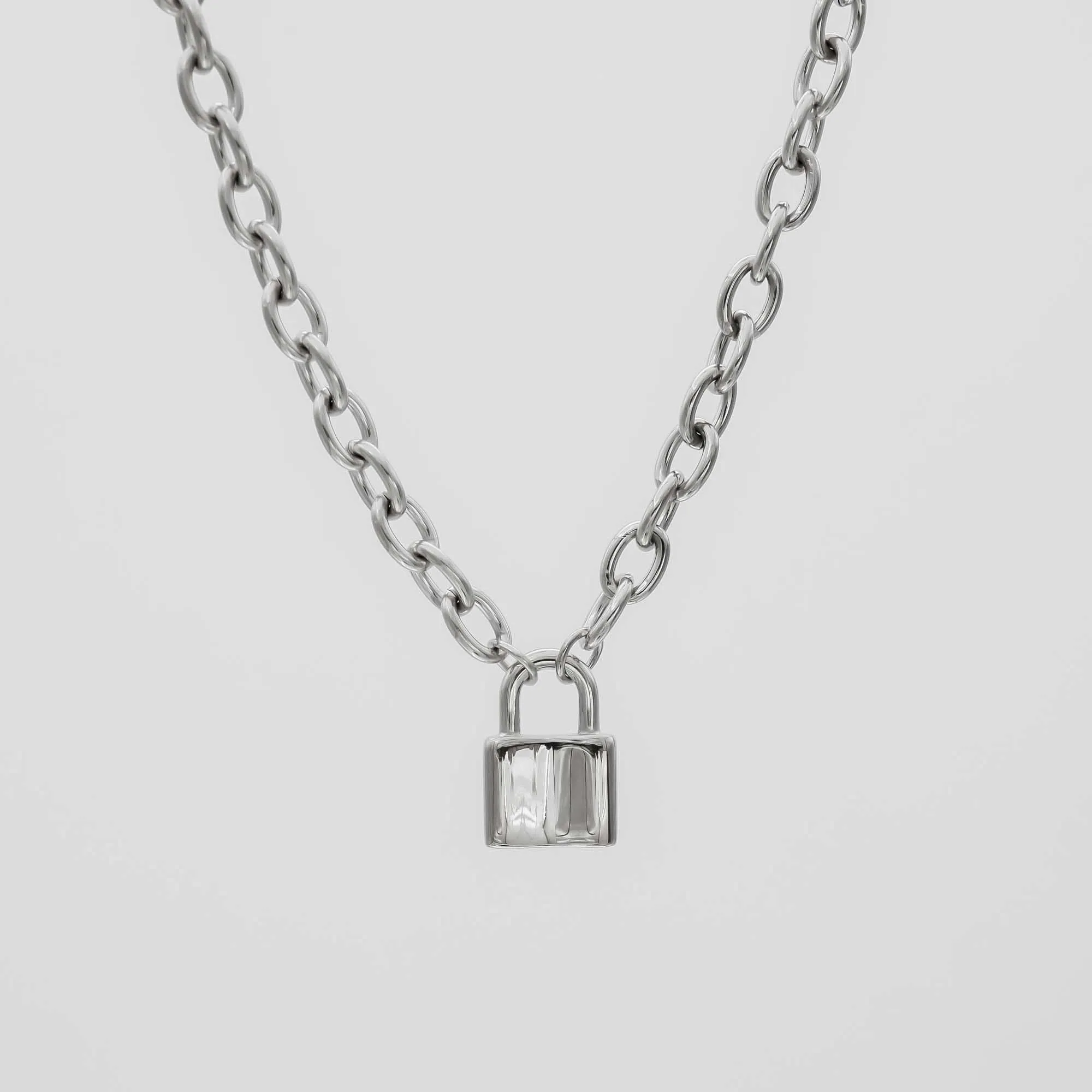 Chunky Lock Necklace