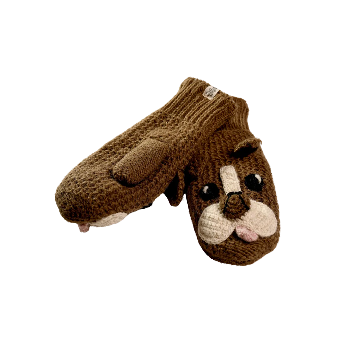 Crochet Bulldog Mittens