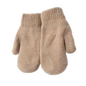 FLOOF Women's Wool Mittens in Khaki