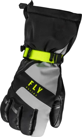 Fly Racing Highland Gloves Black/Grey/Hi-Vis