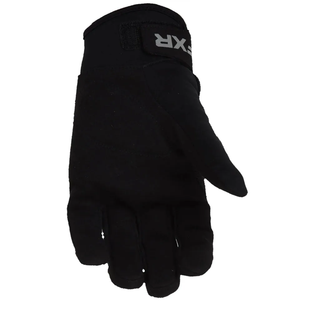 FXR  Cold Stop Mechanics Snowmobile Gloves Windproof Durable Construction Black