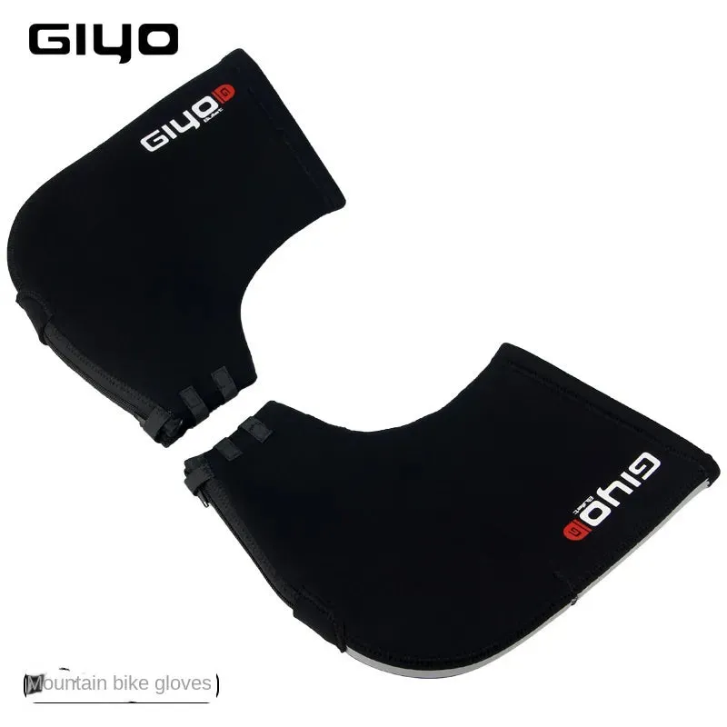 Giyo Windproof Warmth Mountain Road Bicycle Handle Gloves  Cycling Handle Bar Guard Cold-Proof Winter Warmth Gloves