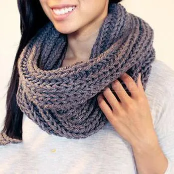 Infinity Knit Loop Scarf - Stay Warm in the Winter!