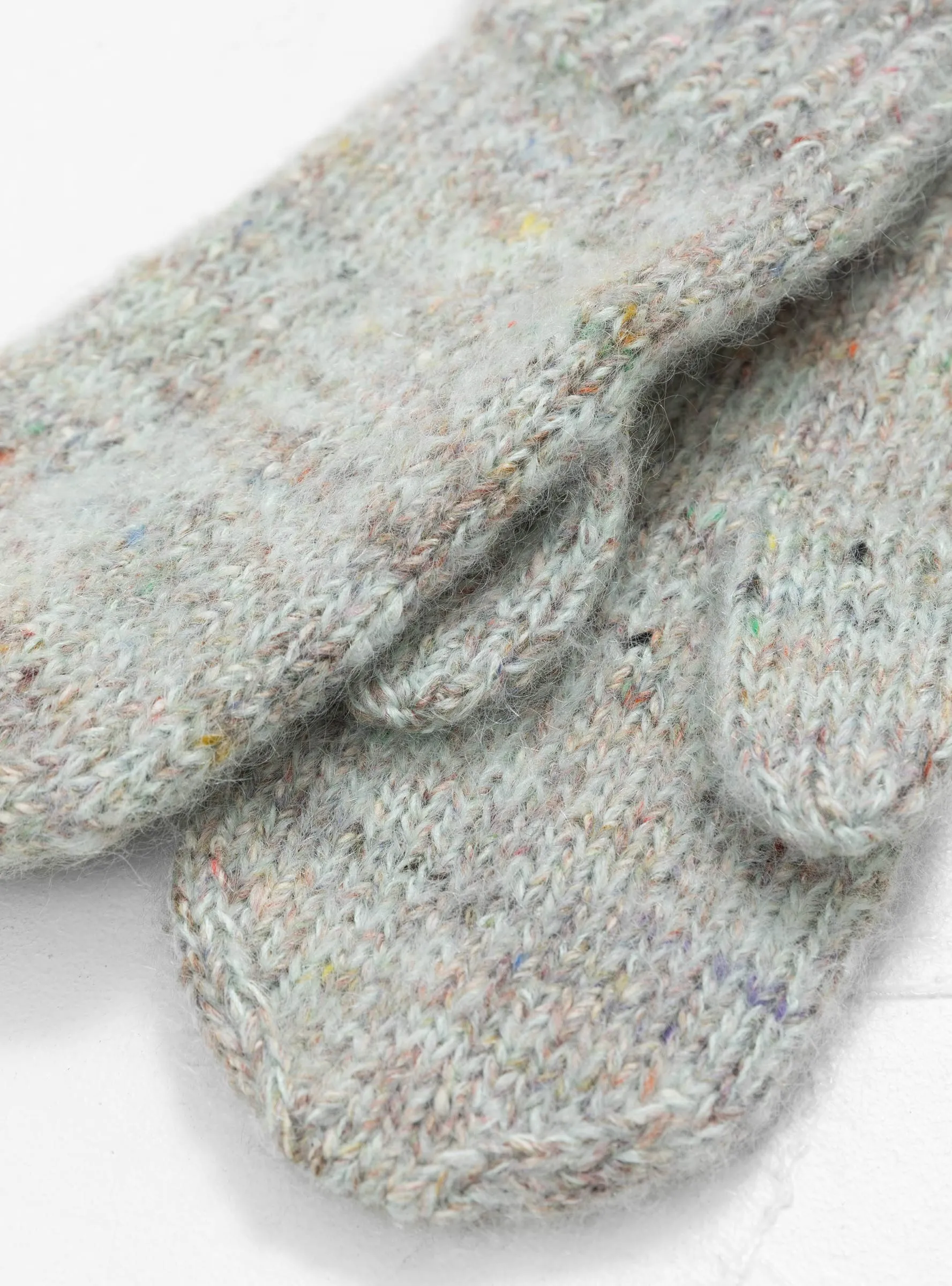 Knitted Mittens Grey