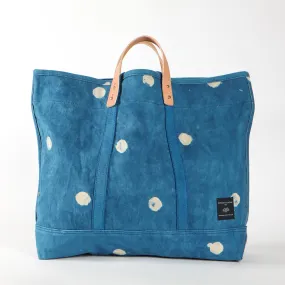 Large East West Tote | Lt Indigo Moon