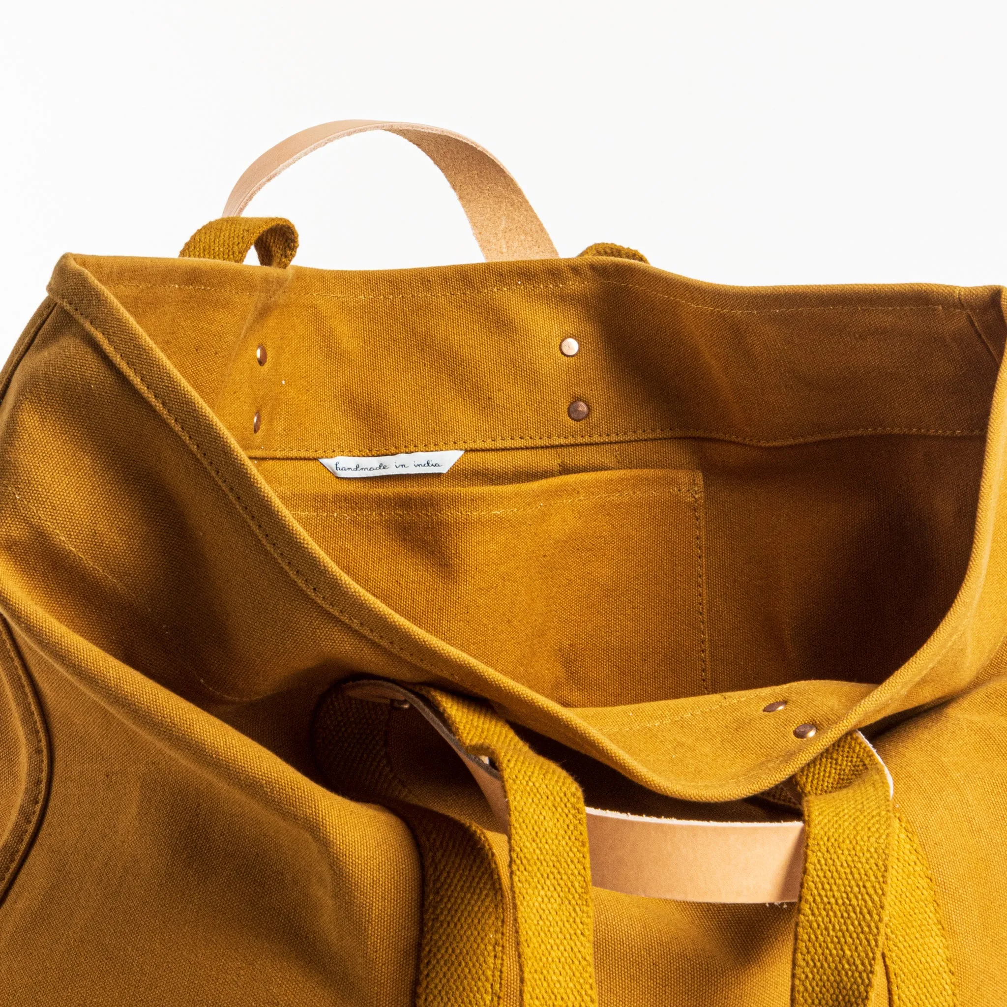 Large East West Tote | Mustard Seed