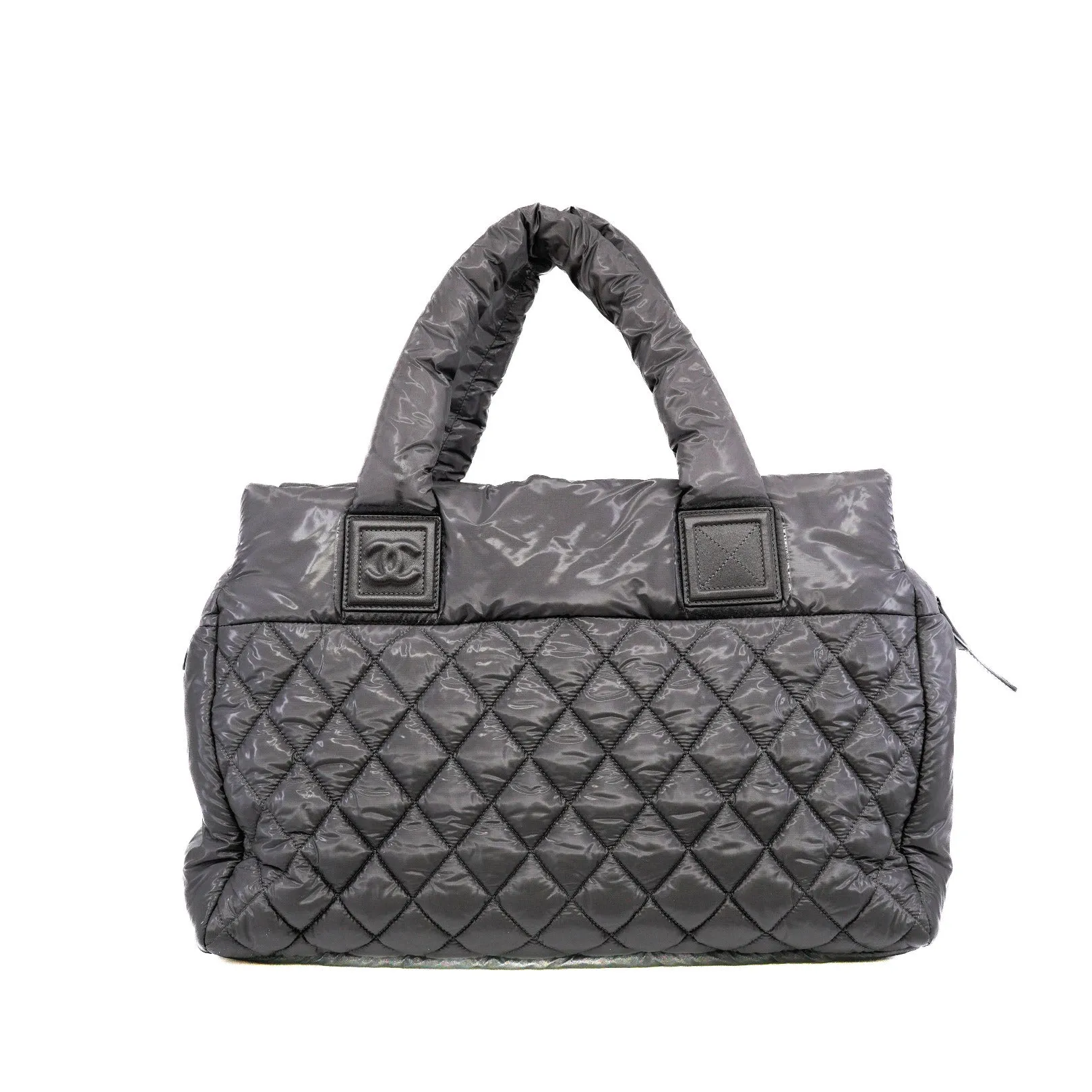 large rain tote in grey