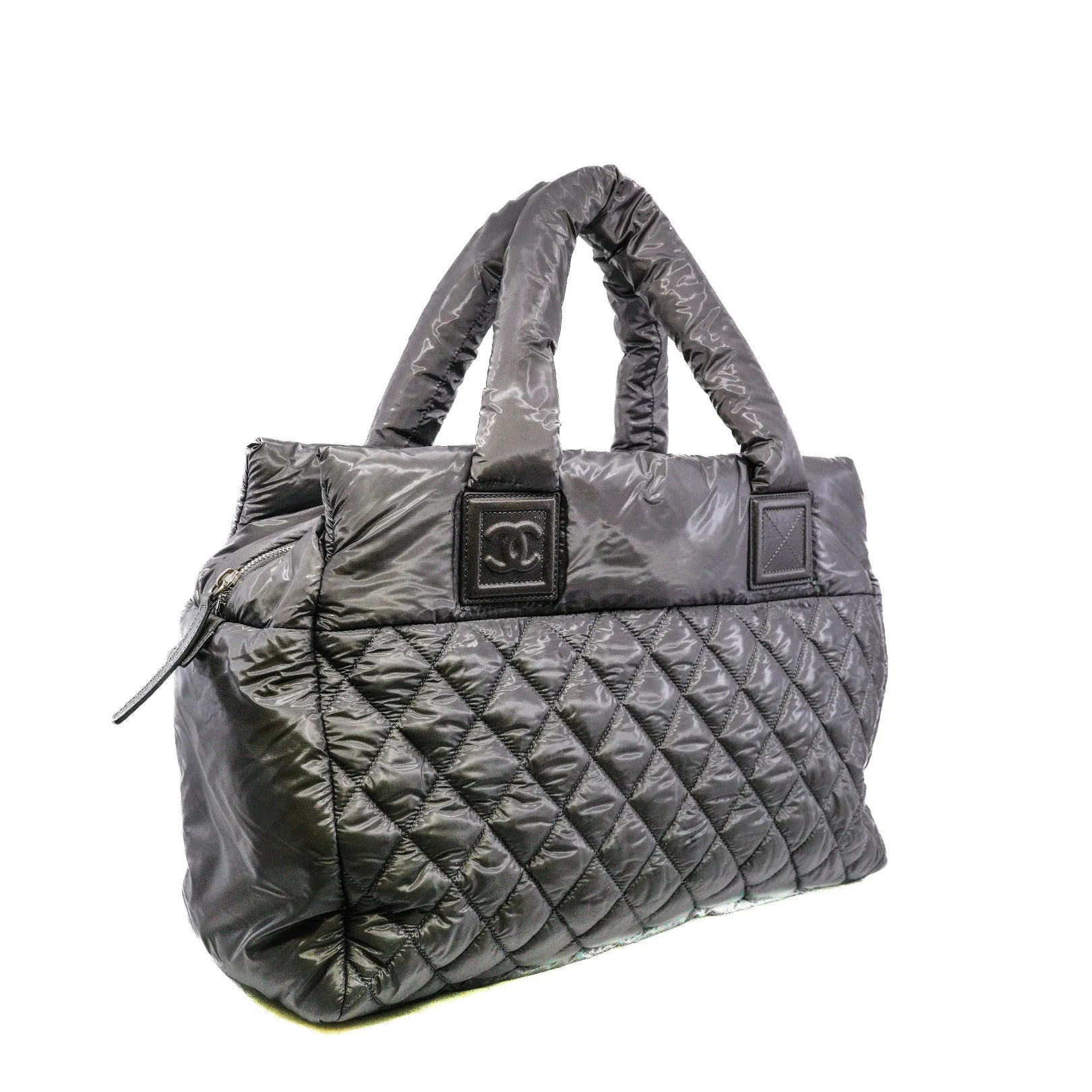 large rain tote in grey