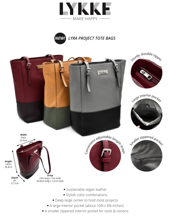 Lykke Lyra Project Tote - Maroon