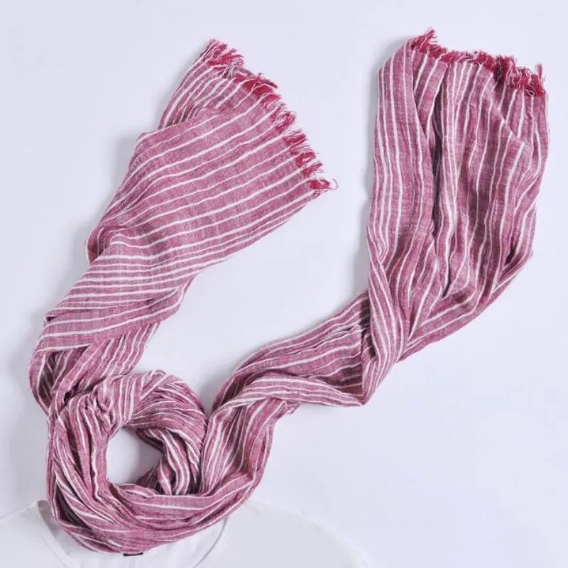 Men's Spring/Summer Casual Cotton Scarf