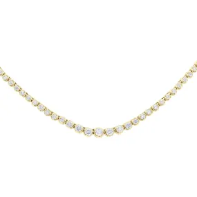 Miracle Diamond Tennis Necklace 3 3/4ct