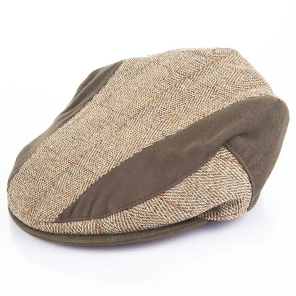 Moleskin Trim Tweed Caps