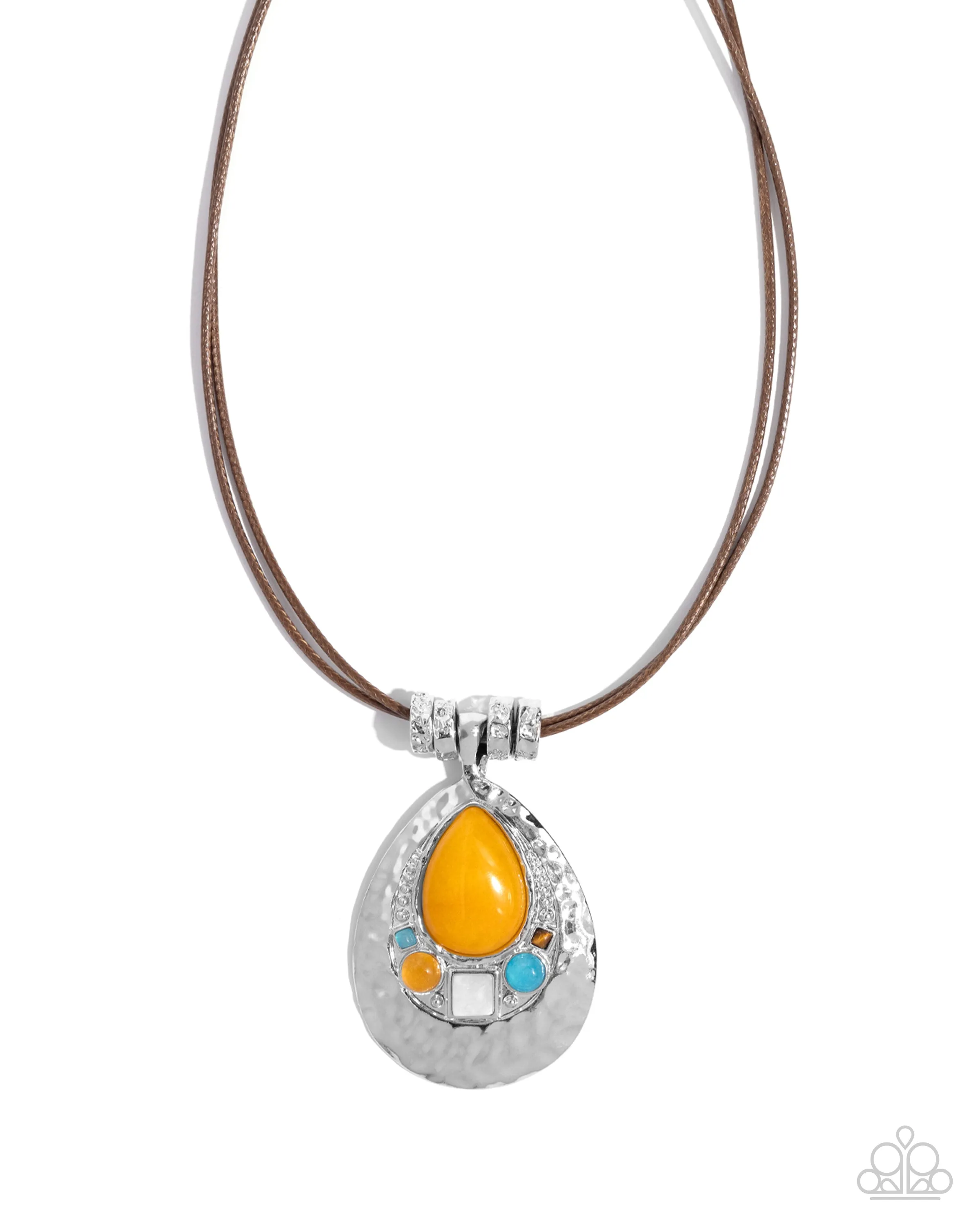 Necklaces Admirably Artisan - Yellow N306