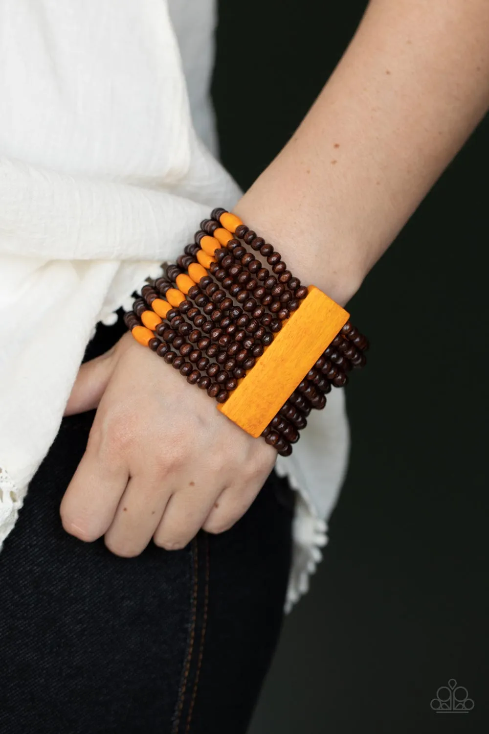 PAPARAZZI Tropical Trendsetter - Orange bracelets