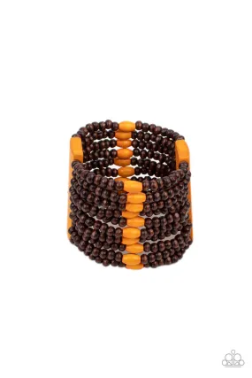 PAPARAZZI Tropical Trendsetter - Orange bracelets