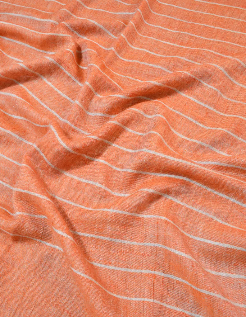 Peach Pashmina Pattern Wrap 5618