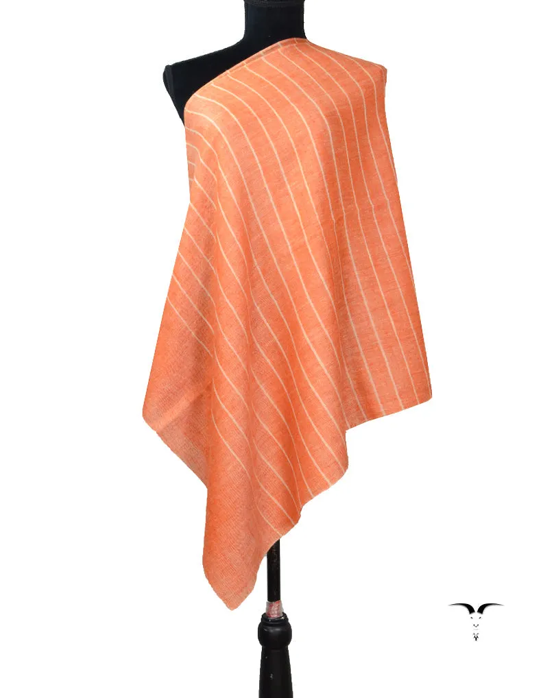 Peach Pashmina Pattern Wrap 5618