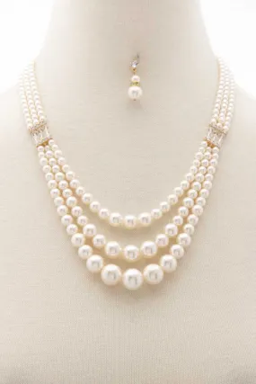 Pearl Layered Necklace