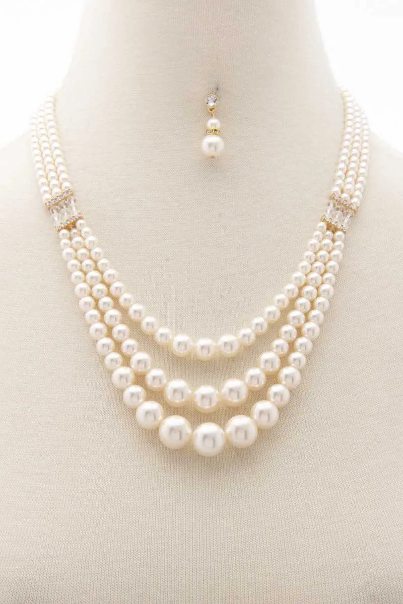 Pearl Layered Necklace