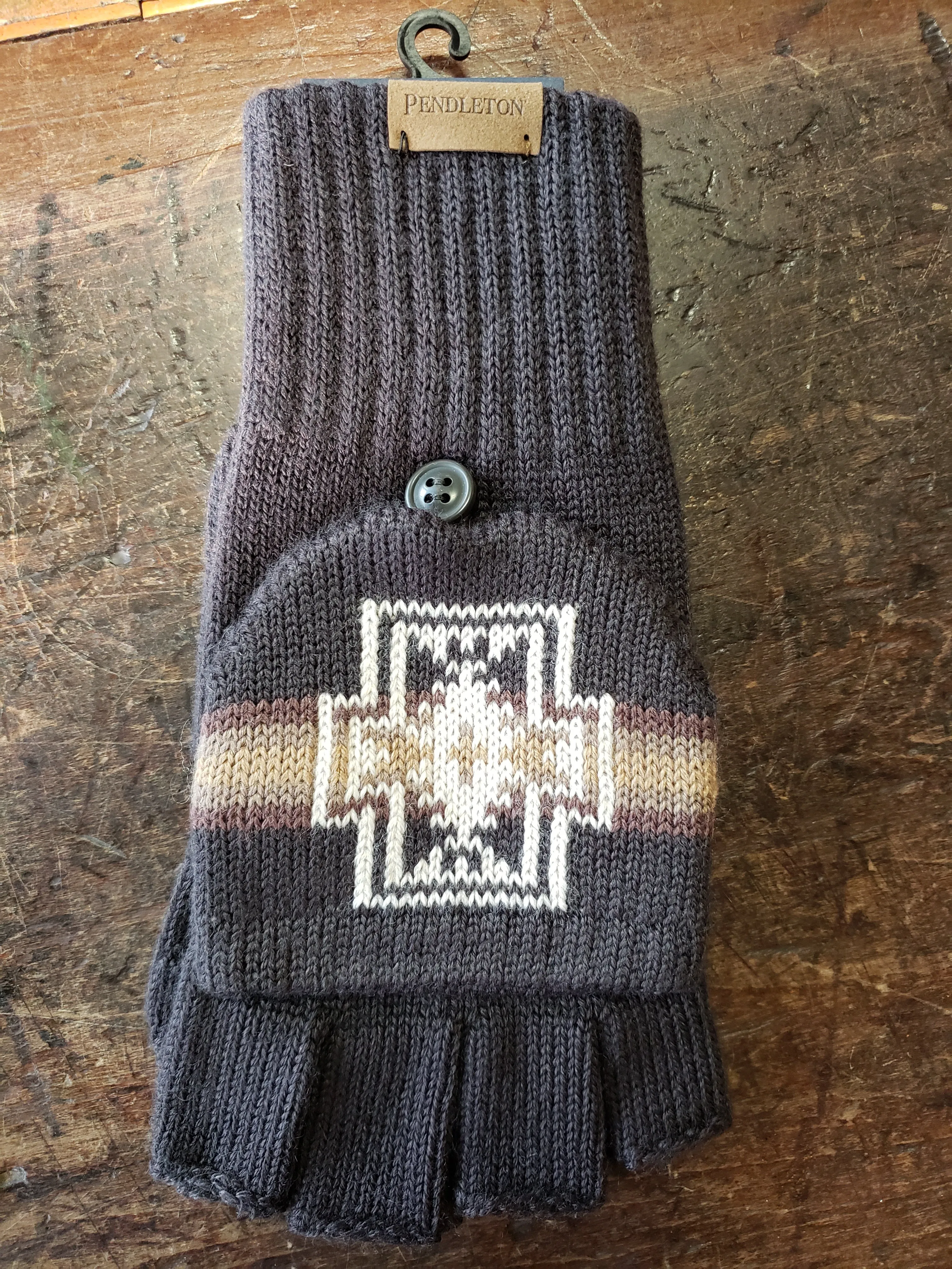 Pendleton Convertible Fingerless Mittens