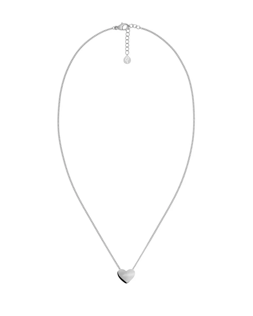 PURE HEART NECKLACE STEEL