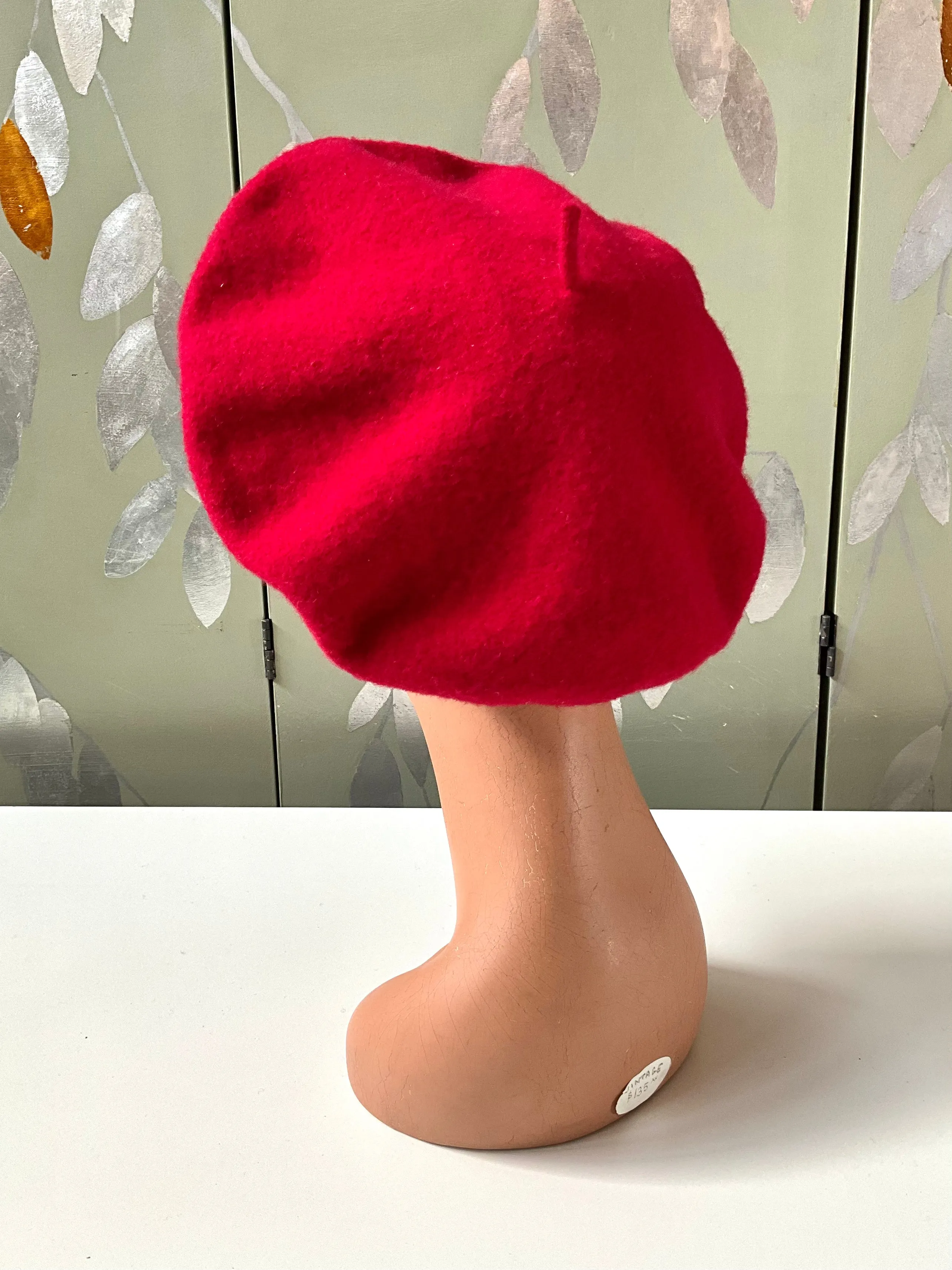 Red Wool Beret, Lilliput Hats