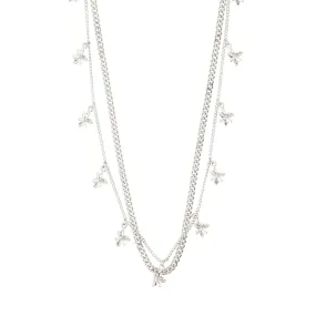 RIKO necklaces, 2-in-1 set, silver-plated