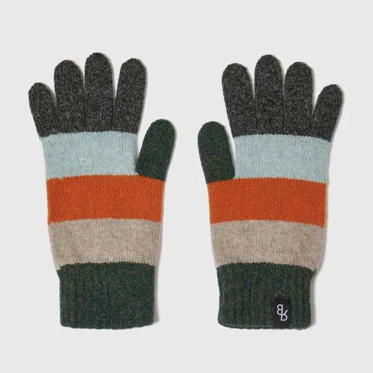 Rove Merino Striped Gloves