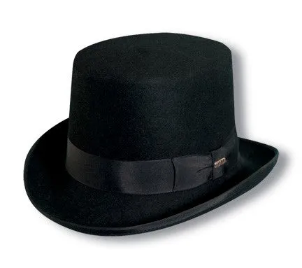 Scala Topper Premium Wool Felt Top Hat