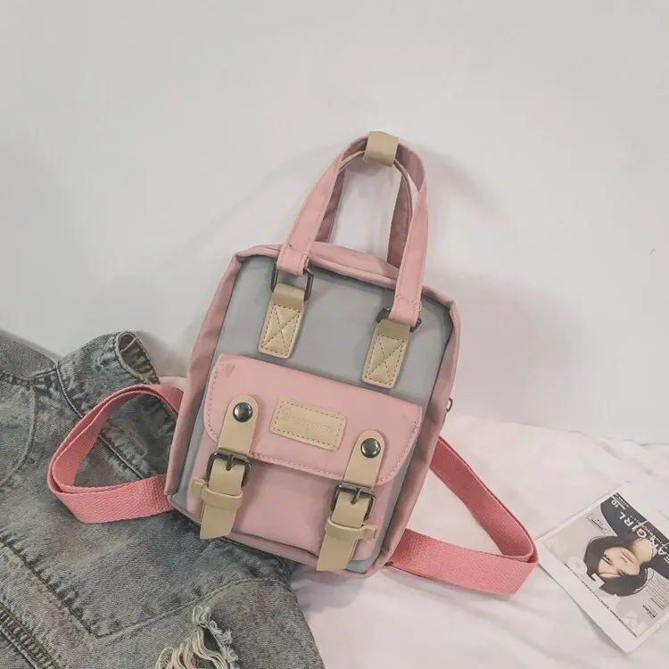 Simple Mini Students School Backpacks for Women 2019 Hot New Fashion Korean Solid Color Shoulder Bags Female Oxford Cute