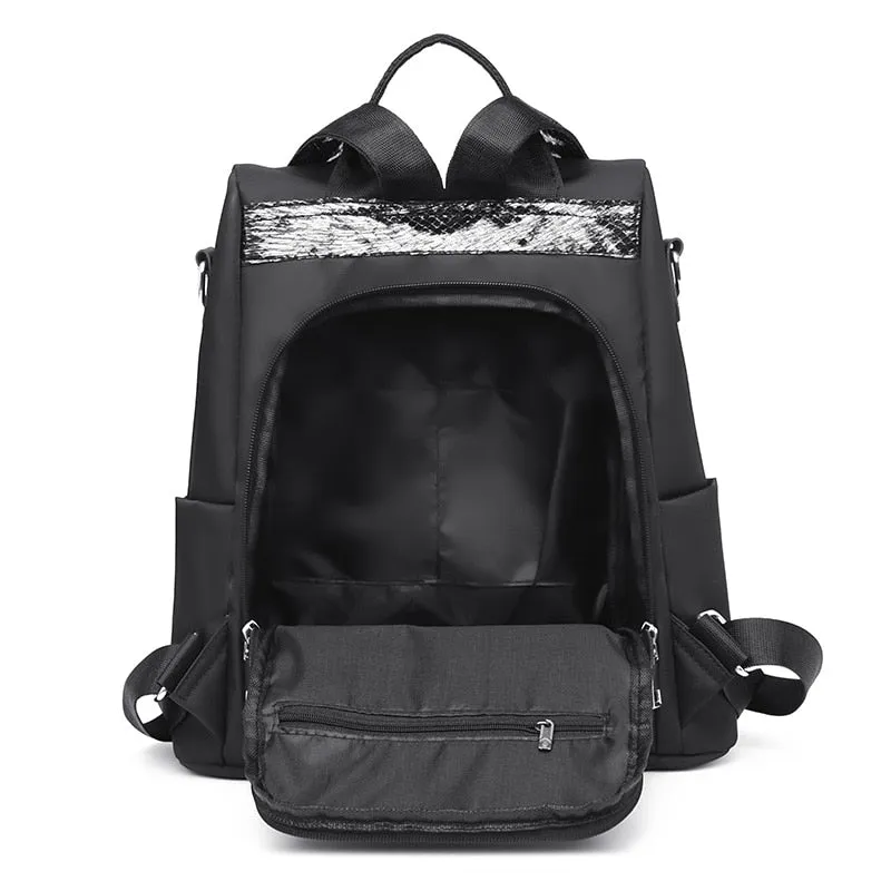 Simple Style Ladies Backpack Anti-theft Bag