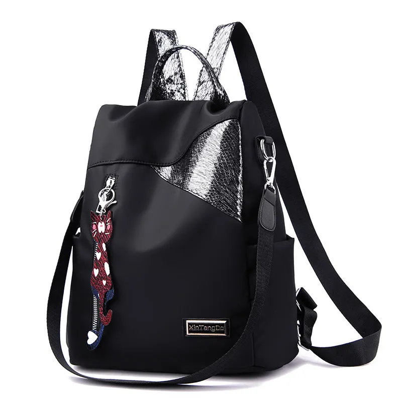 Simple Style Ladies Backpack Anti-theft Bag