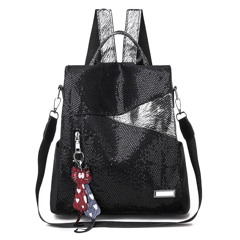 Simple Style Ladies Backpack Anti-theft Bag