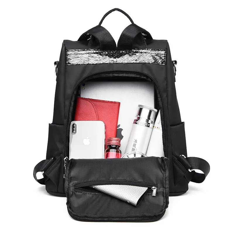 Simple Style Ladies Backpack Anti-theft Bag