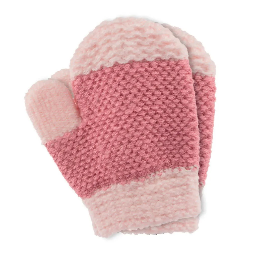 Soft Knit Mittens for Babies - Warm Mittens for Boys and Girls