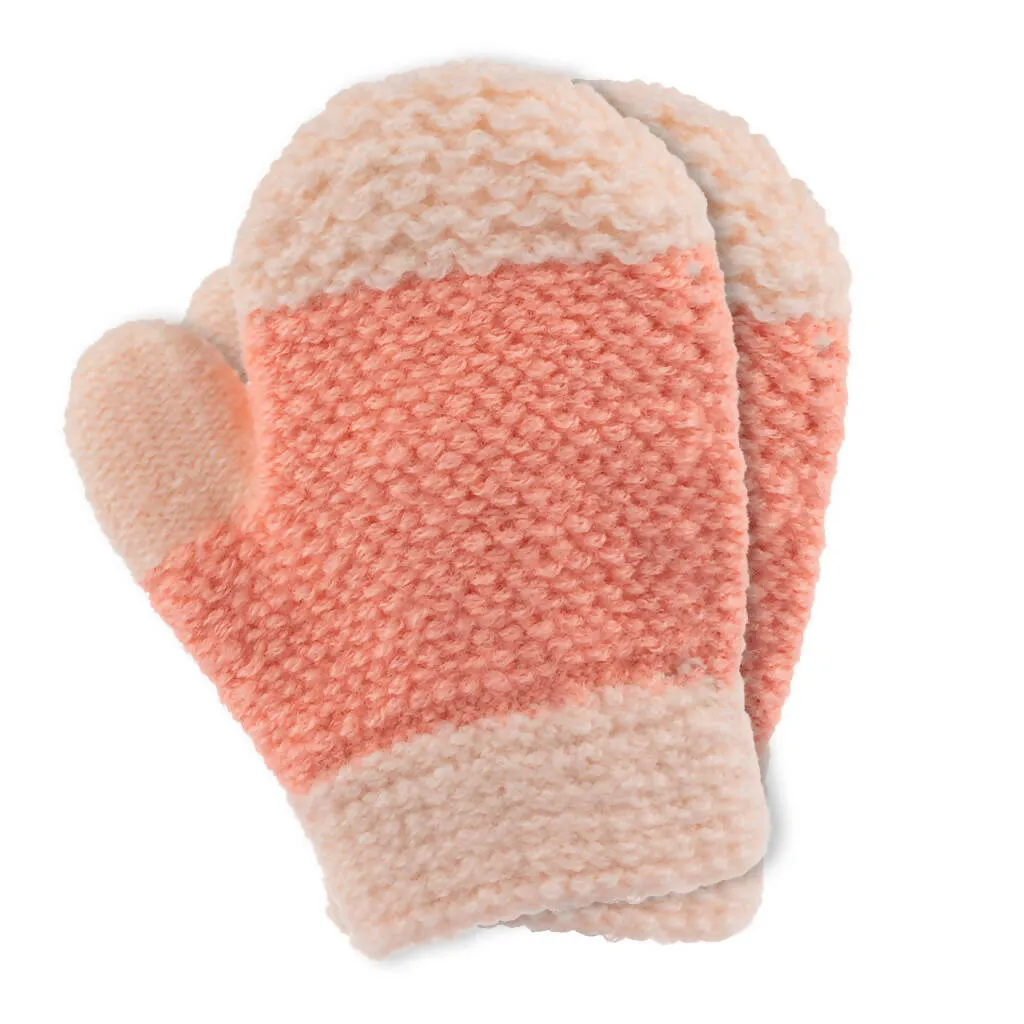 Soft Knit Mittens for Babies - Warm Mittens for Boys and Girls