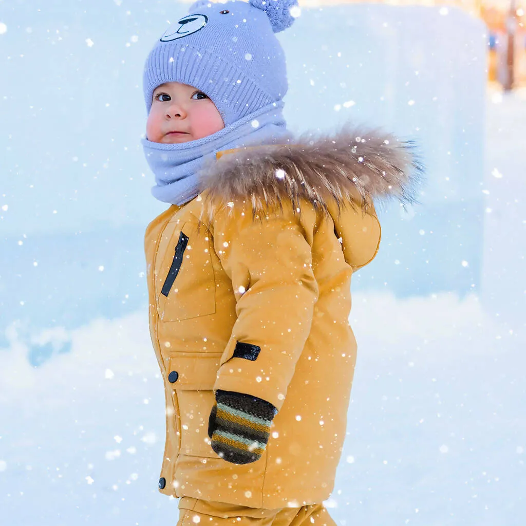 Soft Knit Mittens for Babies - Warm Mittens for Boys and Girls